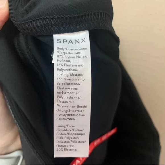 Spanx Faux Leather Moto Leggings Black Size XS Petite NWT New - Picture 15 of 16